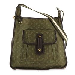 Louis Vuitton Besace Mary Kate Monogram Mini Lin Brown Cotton Canvas Cross Body