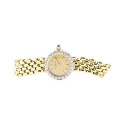 0.19 ctw Diamond-set Baume-Mercier Wrist Watch - 14KT Yellow Gold