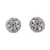 Image 1 : 0.59 ctw Diamond Earrings With Earring Jackets - 14KT White Gold