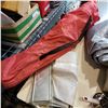 Image 3 : LOT OF CAMP GEAR 20 x 10 TARP, SLEEPIG BAG, CAMP CHAIR, AND COLEMAN STOVE
