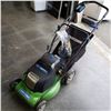 Image 1 : CRAFTSMAN 24VOLT CORDLESS LAWN MOWER W/ BAG, BATTERY, AND CHARGER