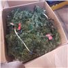 Image 3 : 2 BOXES OF GARLAND AND LIGHTS W/ ARTIFICIAL FLOWERS