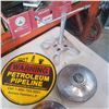 Image 2 : BENTLY HUBCAP, ANTIQUE WHEELS,, VINTAGE SPRINKLER, AND TIN SIGN