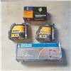 Image 1 : 2 LASER CHALK LINE GENERATORES, DEFLECTION GAUGE AND MAGNETIC BASE