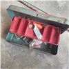 Image 2 : TACKLE BOX AND FISHING ROD PARTS