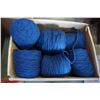 Image 2 : BOX OF NAVY BLUE YARN