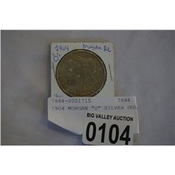 1904 MORGAN "O" SILVER DOLLAR