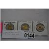 Image 2 : 3 CANADIAN MINT SPECIAL $2 COINS 2014, 2015, 2019