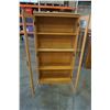 Image 2 : MAPLE GLASS DOOR BOOK CASE