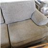 Image 3 : BANHANS GREEN UPHOLSTERED SOFA W/ OPEN END