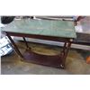 Image 1 : BOMBAY CO MARBLE TOP HALL STAND