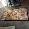 Image 1 : NEW UNIQUE DARK BROWN 5FT 2 INCH X 7 - 1/2 FOOT TURKISH AREA CARPET