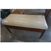 Image 1 : VINTAGE MAHOGANY STORAGE BENCH
