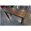 Image 7 : HOME ELEGANCE FLOOR MODEL INDUSTRIAL MODERN RUSTIC SOFA TABLE, RETAIL $499