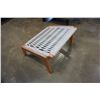 Image 2 : WOOD FOOTSTOOL