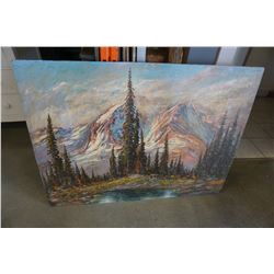 "GLACIER PARK" ORIGINAL PAINTING 36" x 48" BY OTTO JEGODTKA