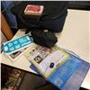 Image 2 : SCRAPBOOKING SUPPLIES INCLUDING CUTTING DIES, INK PADS, STAMPS, SCISSORS AND VINTAGE SAMSONITE BRIEF