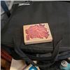 Image 5 : SCRAPBOOKING SUPPLIES INCLUDING CUTTING DIES, INK PADS, STAMPS, SCISSORS AND VINTAGE SAMSONITE BRIEF