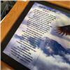 Image 2 : FOOTPRINTS IN THE SAND EAGLE TILE WALL HANGING
