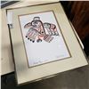 Image 1 : 1972 BILL REED HAIDA RAVEN PRINT