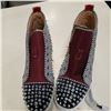 Image 2 : PAIR OF CHRISTIAN LOUBOUTIN SPIKED SIZE 43 SHOES - SLASHED ON EACH SIDE