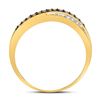 Image 4 : 0.25 CTW Brown Diamond Ring 10kt Yellow Gold