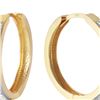 Image 1 : Genuine 0.28 ctw Diamond Anniversary Earrings 14KT Yellow Gold