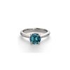 Image 1 : 14K White Gold 1.02 ctw Blue Diamond Solitaire Ring