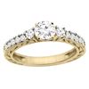 Image 1 : 1.10 CTW Diamond Ring 14K Yellow Gold