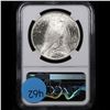 Image 3 : NGC 1925-p Peace Dollar $1 Graded ms63 By NGC