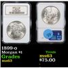 Image 1 : NGC 1899-o Morgan Dollar $1 Graded ms63 By NGC