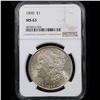 Image 2 : NGC 1890-p Morgan Dollar $1 Graded ms63 By NGC
