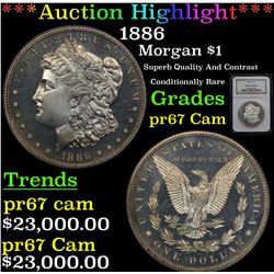 *HighlightOf Entire Auction* NGC 1886 Morgan $1 Graded pr67 Cam By NGC (fc)