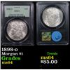 Image 1 : PCGS 1898-o Morgan Dollar $1 Graded ms64 By PCGS