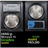 Image 1 : 1886-p Morgan Dollar $1 Graded ms64 By PCGS