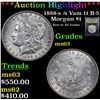 Image 1 : ***Auction Highlight*** 1888-s /s Vam 11 R-5 Morgan Dollar $1 Graded Select Unc BY USCG (fc)