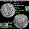 Image 1 : ***Auction Highlight*** 1894-o Morgan Dollar $1 Graded Select Unc BY USCG (fc)