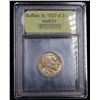 Image 4 : ***Auction Highlight*** 1937-d 3 Leg Buffalo Nickel 5c Graded Select+ Unc BY USCG (fc)