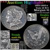 Image 1 : ***Auction Highlight*** 1883/1883-s Vam 10 R-5 Morgan Dollar $1 Graded GEM Unc PL BY USCG (fc)