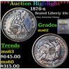 Image 1 : ***Auction Highlight*** 1876-s Seated Liberty Quarter 25c Graded Select Unc BY USCG (fc)