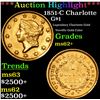 Image 1 : ***Auction Highlight*** 1851-C Charlotte Gold Dollar $1 Graded Select Unc BY USCG (fc)