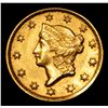 Image 2 : ***Auction Highlight*** 1851-C Charlotte Gold Dollar $1 Graded Select Unc BY USCG (fc)