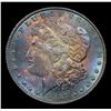 Image 2 : ***Auction Highlight*** 1887-p Rainbow Toned Morgan Dollar $1 Graded GEM+ Unc BY USCG (fc)