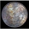 Image 3 : ***Auction Highlight*** 1887-p Rainbow Toned Morgan Dollar $1 Graded GEM+ Unc BY USCG (fc)
