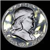 Image 6 : ***Auction Highlight*** 1956 Type 2 Franklin Half Dollar 50c Graded GEM++ Proof Deep Cameo BY USCG (