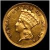 Image 2 : ***Auction Highlight*** 1882 Fs-301 Three Dollar Gold .$3 Graded Select Unc PL BY USCG (fc)