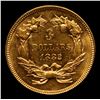 Image 3 : ***Auction Highlight*** 1882 Fs-301 Three Dollar Gold .$3 Graded Select Unc PL BY USCG (fc)