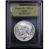 Image 4 : ***Auction Highlight*** 1927-d Peace Dollar $1 Graded Select Unc BY USCG (fc)
