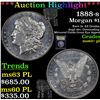 Image 1 : ***Auction Highlight*** 1888-s Morgan Dollar $1 Graded Select Unc+ PL BY USCG (fc)