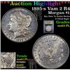 Image 1 : ***Auction Highlight*** 1895-s Vam 2 R4 Morgan Dollar $1 Graded Select Unc PL BY USCG (fc)